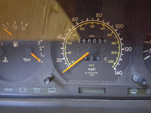 Load image into Gallery viewer, 87-95 Mercedes Benz W124 Diesel instrument cluster 225k gauges tested OK 1245422668