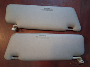 85-95 Mercedes Benz W124 pair of sun visors, grey