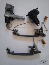 Load image into Gallery viewer, 85-83 Mercedes Benz W124 ignition lock barrel + door/trunk locks w/key
