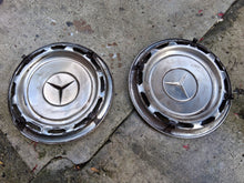 Load image into Gallery viewer, Pair of Mercedes hubcaps For 14" Wheels R107/W108W/W116/W123/W113 Grey blue
