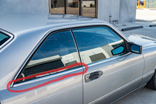 Load image into Gallery viewer, 81-91 Mercedes Benz C126 rear lower window molding trim pair
