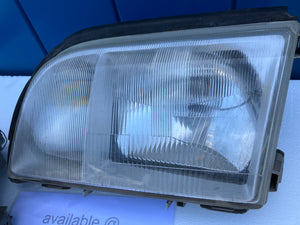 91-95 Mercedes Benz W140 S-class OEM Bosch headlights, pair