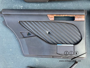 79-91 Mercedes Benz W126 LWB door panels set of 4 BROWN