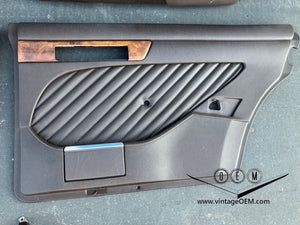 79-91 Mercedes Benz W126 LWB door panels set of 4 BROWN