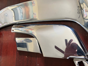 79-91 Mercedes Benz W126 front bumper chrome 1268852374