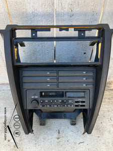 83-91 Mercedes Benz W201 center console dark brown 190E 190D