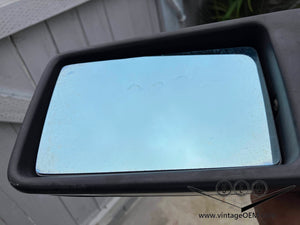 88-93 Mercedes Benz C124 OEM mirrors pair BLACK, mint