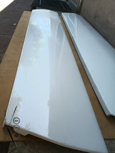 90-95 Mercedes Benz R129 OEM side door trim moldings, pair WHITE