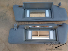 Load image into Gallery viewer, 85-95 Mercedes Benz W124 pair of sun visors, grey
