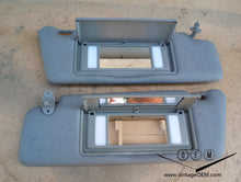 Load image into Gallery viewer, 85-95 Mercedes Benz W124 pair of sun visors, grey
