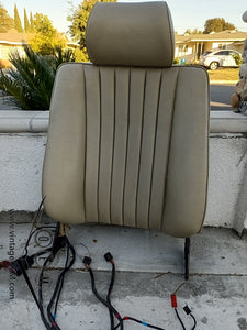 85-95 Mercedes Benz W124 passenger seat upper top, BEIGE