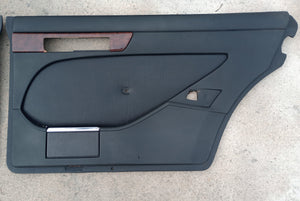 79-91 Mercedes Benz W126 LWB door panels set of 4 mint Black