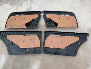 79-91 Mercedes Benz W126 LWB door panels set of 4 mint Black