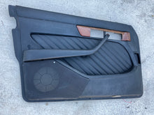 Load image into Gallery viewer, 79-91 Mercedes Benz W126 driver door panel w/handle black
