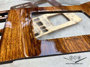 86-95 Mercedes Benz W124 center console shifter wood trim 1246830700