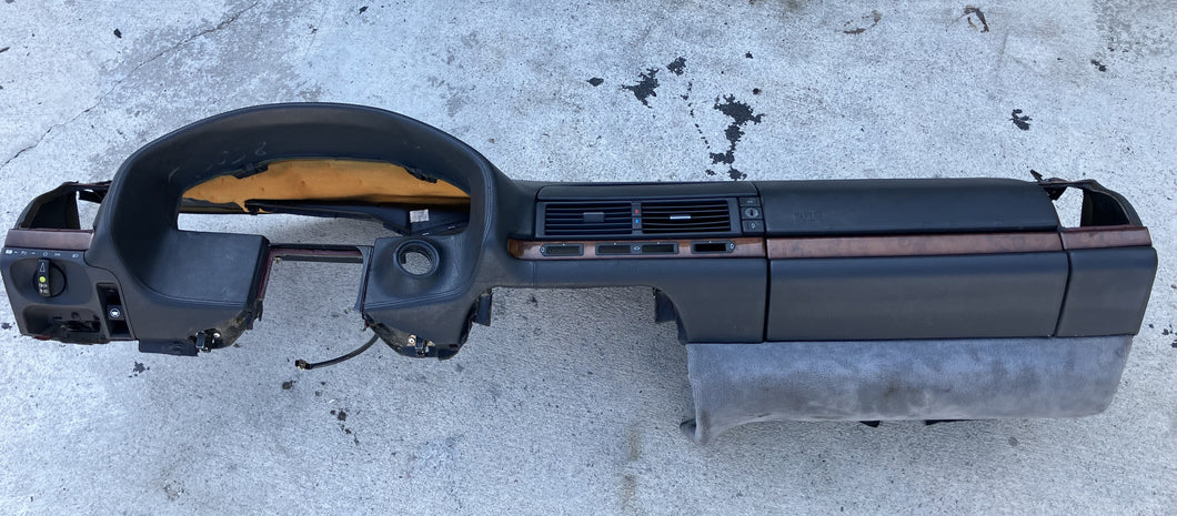 91-99 Mercedes Benz W140 V12 S600 double stitched dashboard GREY