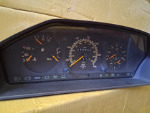 Load image into Gallery viewer, 94-95 Mercedes Benz W124 DIESEL instrument cluster 255k gauges tested OK 300D
