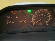 Load image into Gallery viewer, 94-95 Mercedes Benz W124 DIESEL instrument cluster 255k gauges tested OK 300D
