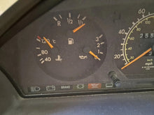 Load image into Gallery viewer, 94-95 Mercedes Benz W124 DIESEL instrument cluster 255k gauges tested OK 300D
