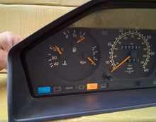 Load image into Gallery viewer, 94-95 Mercedes Benz W124 DIESEL instrument cluster 255k gauges tested OK 300D
