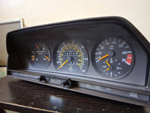 Load image into Gallery viewer, 83-93 Mercedes Benz W201 190E 6 cyl. instrument cluster 155k miles gauges tested OK
