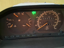 Load image into Gallery viewer, 87-95 Mercedes Benz W124 Diesel instrument cluster 225k gauges tested OK 1245422668
