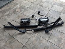 Load image into Gallery viewer, 91-99 Mercedes Benz W140 OEM headlight wiper motors with trim, pair
