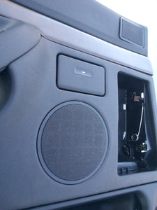 96-03 BMW E38 left rear door card, black