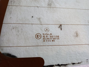 88-95 Mercedes Benz S124 rear liftgate glass, OEM