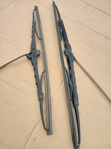 72-80 Mercedes Benz W116 OEM wiper arms w/blades, BOSCH