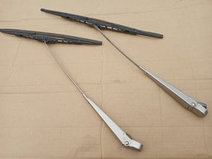72-80 Mercedes Benz W116 OEM wiper arms w/blades, BOSCH