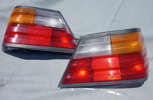85-93 Mercedes Benz W124 OEM taillights, pair