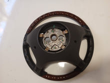 Load image into Gallery viewer, Mercedes Benz W140/129/124 steering wheel refurbished in new leather/wood
