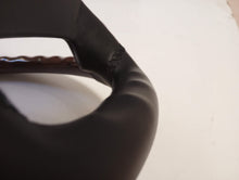 Load image into Gallery viewer, Mercedes Benz W140/129/124 steering wheel refurbished in new leather/wood
